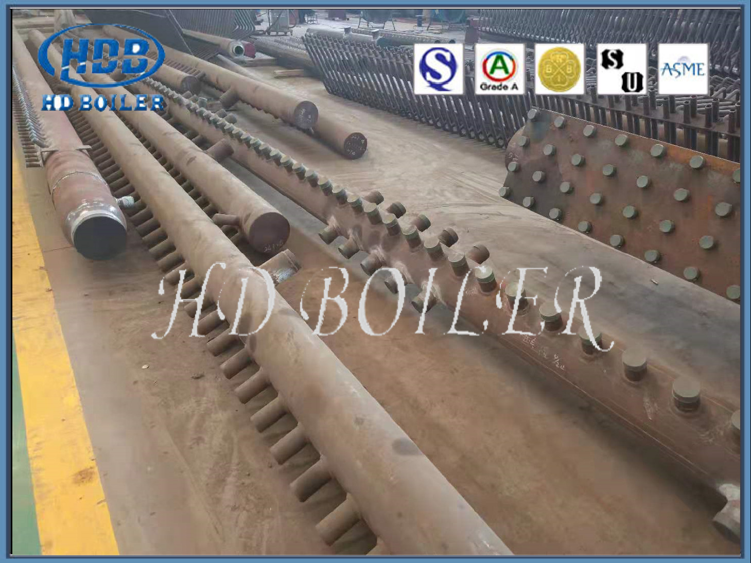 HD-Boiler met lange levensuur Heater Parts Boiler Manifold Headers voor Hoog rendement
